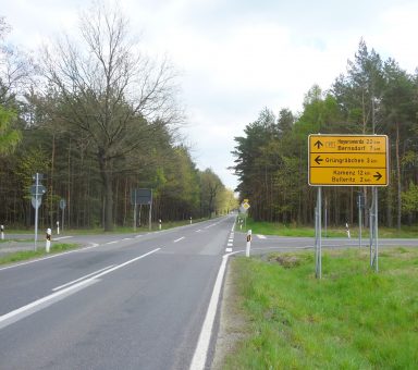 Bundesstraße (B) 97 – Großgrabe – Ausbau mit Knotenpunkt S 93 und Radweg