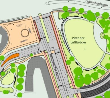 Berlin – Platz der Luftbrücke – Fortschreibungsstudie